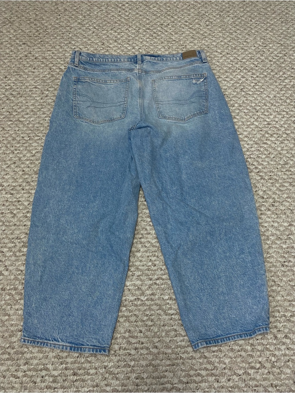 AMERICAN EAGLE BARREL JEANS - SIZE 18 Regular - Picture 5 of 9